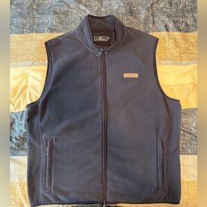 Vineyard Vines Men's Dark Blue Fleece Vest